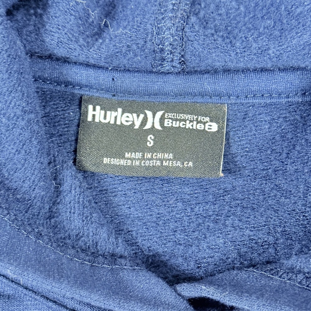 Hurley Hoodie Mens Small Pullover Buckle Exclusive Casual Sweatshirt Color Block - Picture 4 of 16